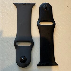 Apple Black and Gray Watch Bands